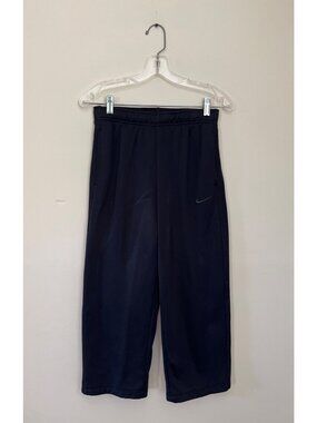 Nike Boys XLarge Black Therma-Fit Activewear Pants Logo Pockets Drawstring